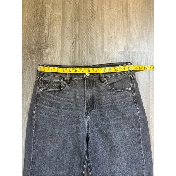 American Eagle Mom Jean Black 4 Short Stretchy Streetwear - Image 9