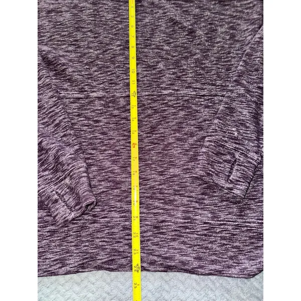 Carhartt Womens Hooded Newberry Maroon Pullover‎ Sweatshirt Relaxed Size Medium - Image 8