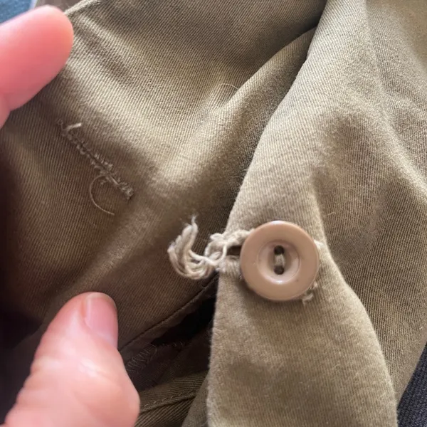 Haryln utility coat olive green size large - Image 7