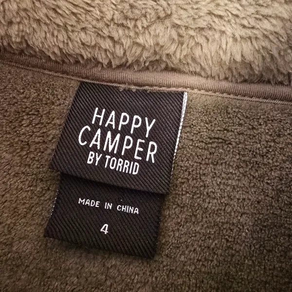 {4X} Torrid Happy Camper Green Faux Fur Vest - Image 9