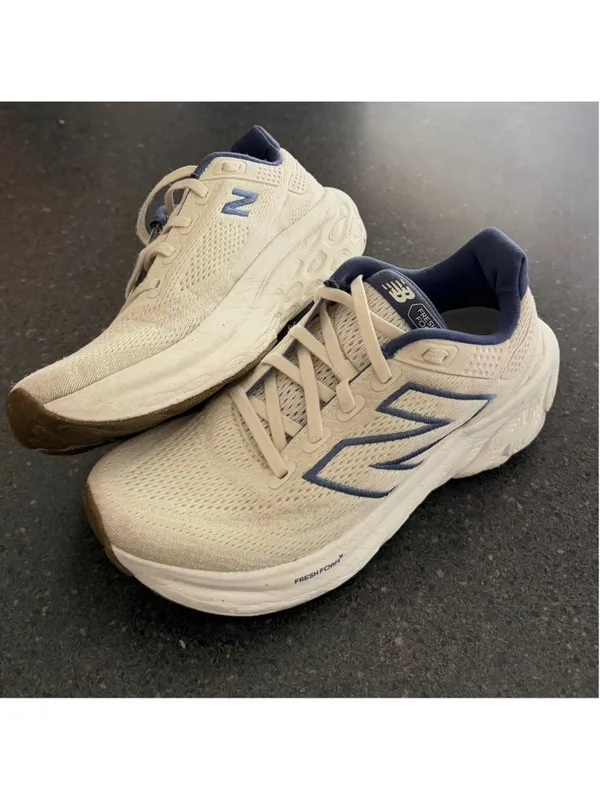 New Balance Fresh Foam X 1080 v13 Cream Coastal Blue Running Shoes Sneakers 6.5 - Image 11