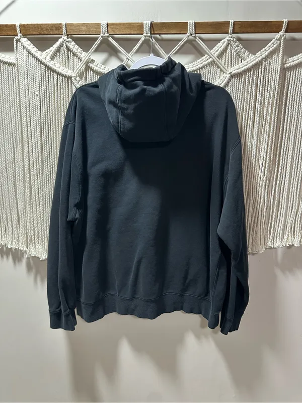 Nike Women's Black Pullover Hoodie with White Swoosh - Image 2