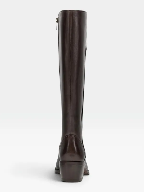 Frye Carson 2 Piping Tall Leather Riding Knee High Boots Size 5.5 New - Image 4
