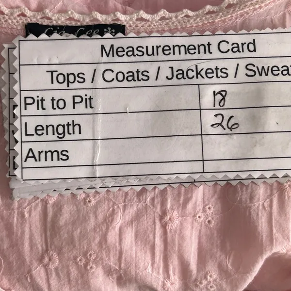 Babydoll Top‎ Pink Medium - Image 8