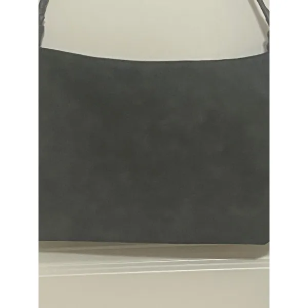 8 Other Reasons Black Suede Hobo Shoulder Bag‎ Knot Strap - Image 2