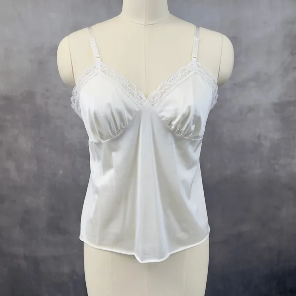 Vintage Deena Camisole Top Womens Size 38 Silky Coquette Balletcore‎ Fairy Girly - Image 11