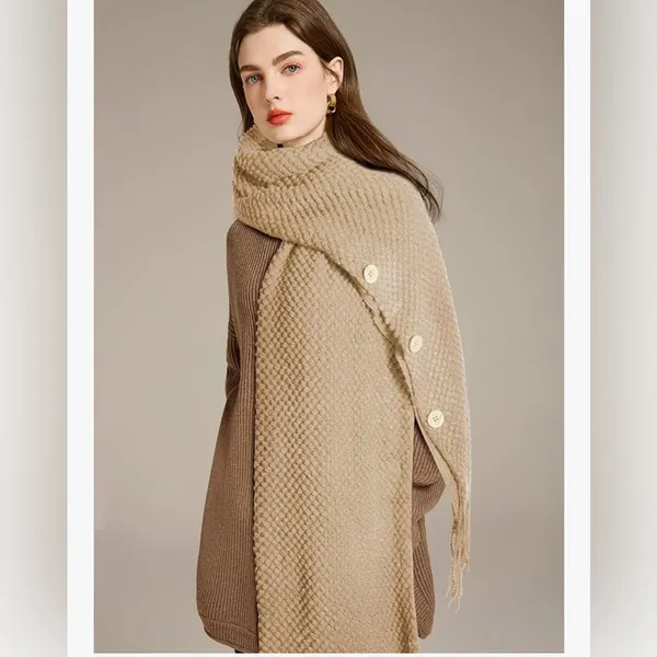 NEW Scarf Shawls Wraps Evening Dresses Travel Career Winter Large Scarves - Image 3