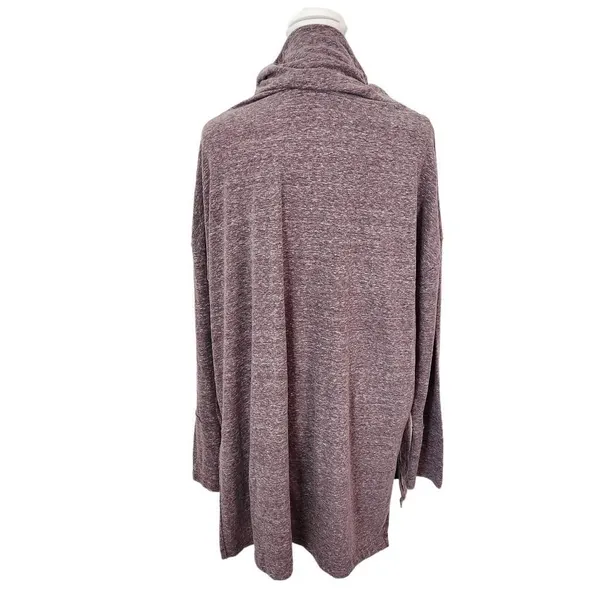 We the Free Plum Oversized Turtleneck Tunic Size XS Free People Purple Top - Image 2