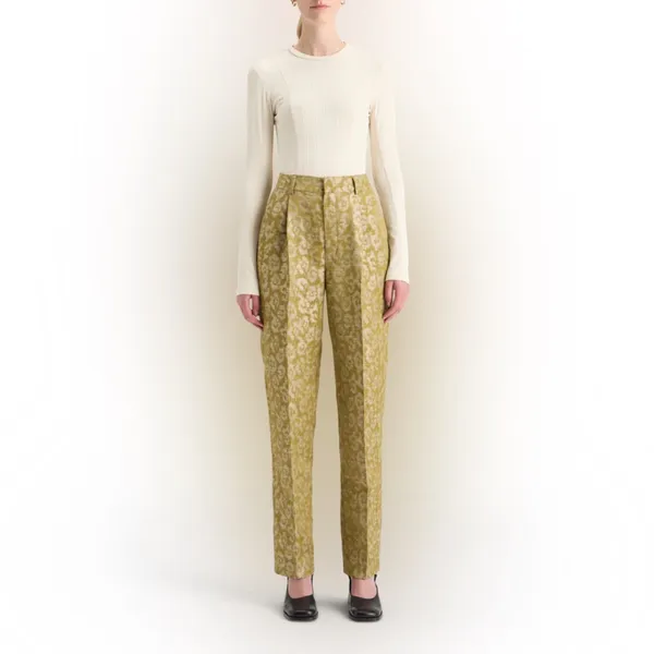 Anthropologie scotch and‎ soda ROBYN - IKAT LEOPARD RELAXED TAPERED PANT size 27 - Image 4