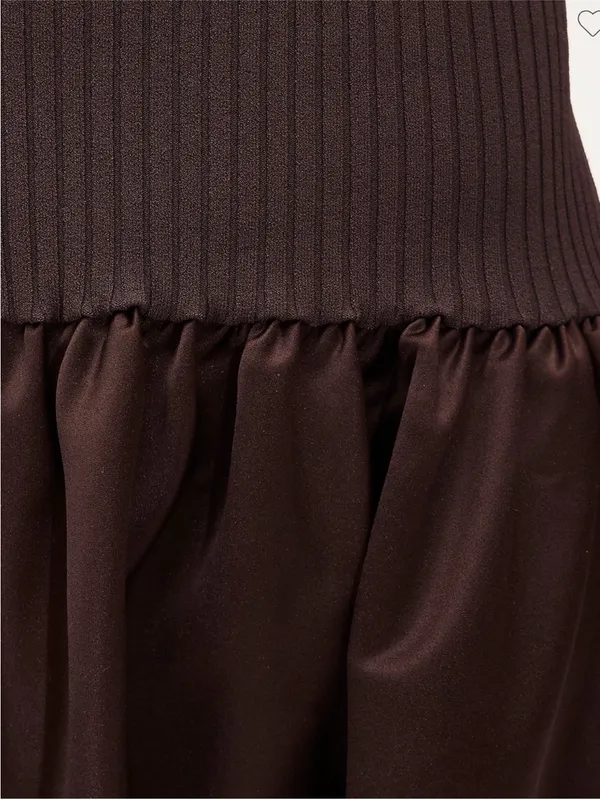 J.Crew Collection foldover mixy dress in duchesse satin - Image 3