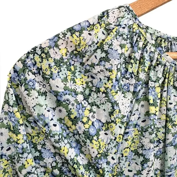 J.Crew Palermo smocked-waist mini dress in Liberty Thorpe Hill fabric M - Image 8