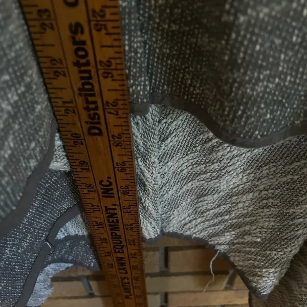 Free People In The Loop Gray Boucle Knit Open Front Waterfall Cardigan Size S - Image 8
