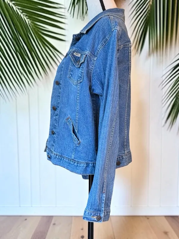 Levi's Levi Strauss Signature Denim Jacket Women’s Large Blue Jean Trucker Classic - Image 5