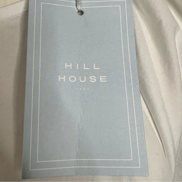 HILL HOUSE THE FRANCESCA Top High Low Keyhole Back‎ Short Puff Sleeve Size XS - Image 7