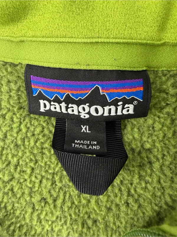Patagonia Better Sweater Quarter‎ Zip Fleece Pullover Sage Green Womens XL Hike - Image 3