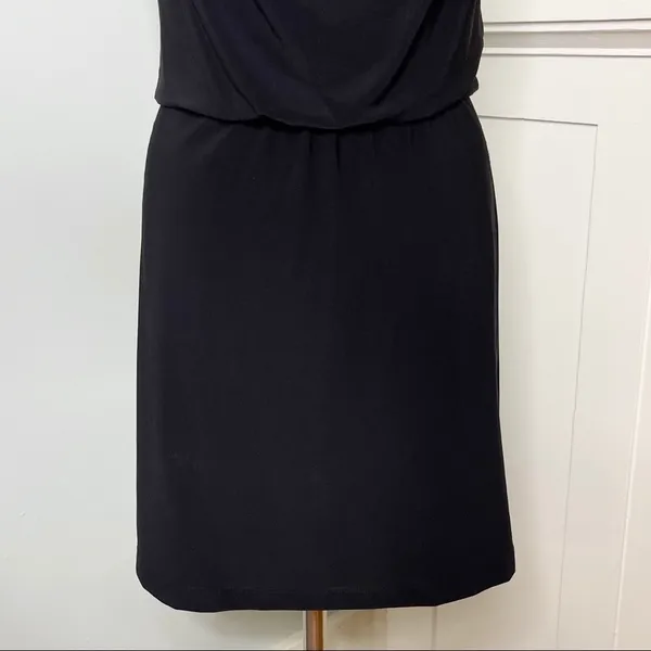 White House Black Market V-Neck Formal Dress with Crystal Shoulder Accents 4 - Image 4
