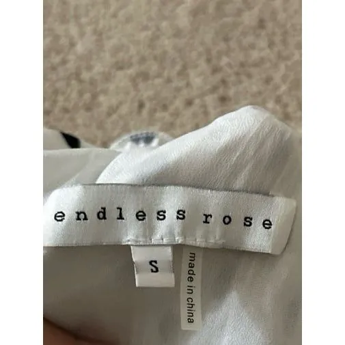 Endless rose white and back polka dot ruffle dress - Image 4