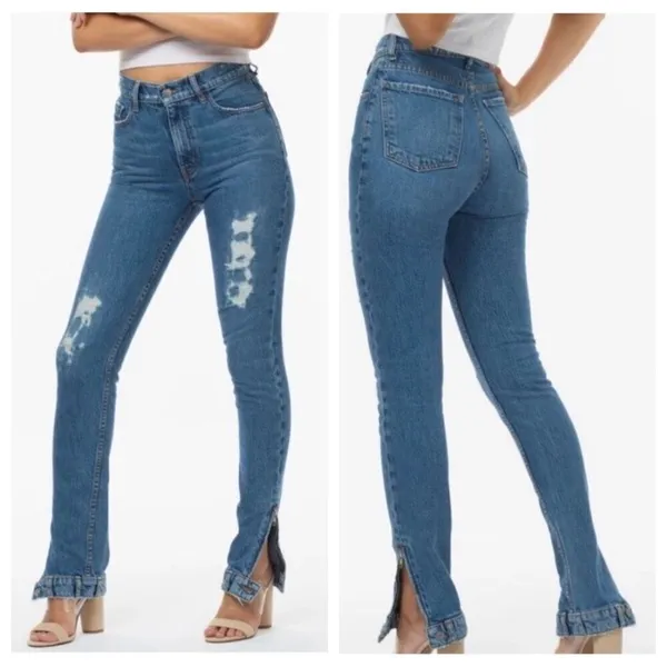 Revice Denim Farrah Medium Wash Jeans Size 28 - Image 2