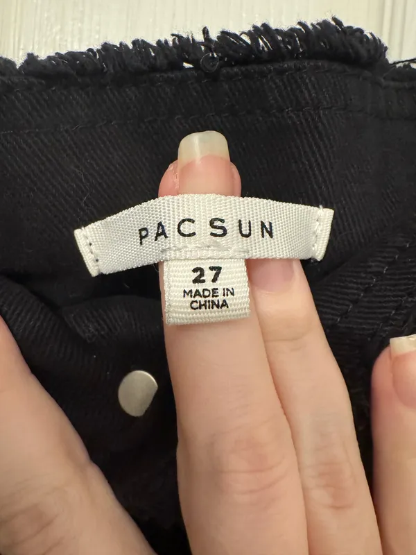 PacSun Black Denim skirt - Image 2