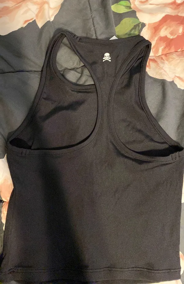 Soul Cycle Cropped Ribbed Tank - Image 2