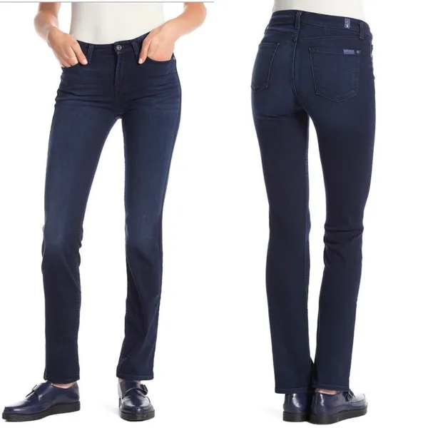 7 for all mankind Kimmie straight leg jeans 23‎ - Image 2