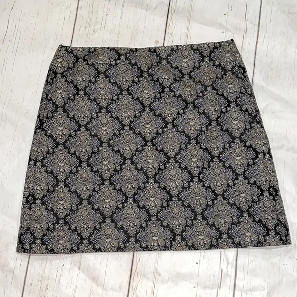 Loft blue patterned skirt - Image 2