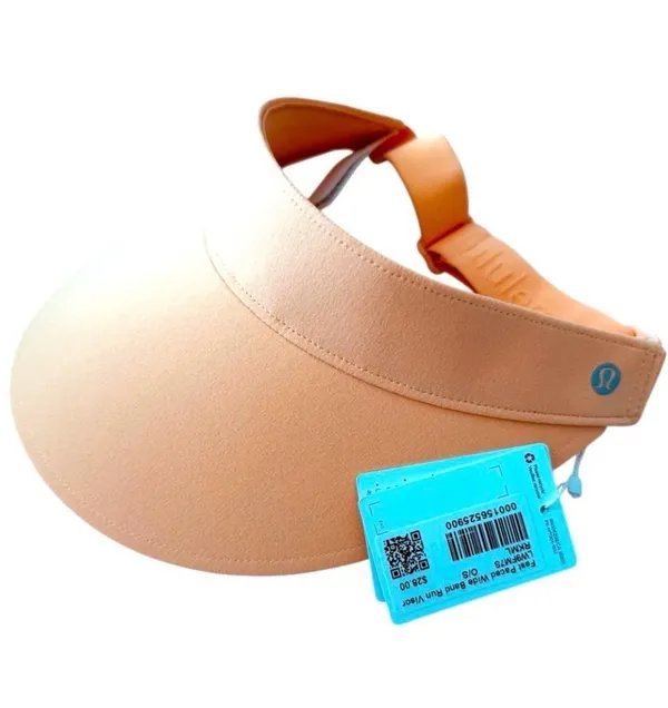 Lululemon Womens Fast Paced Wide Band Running Visor Rock Melon - Image 6