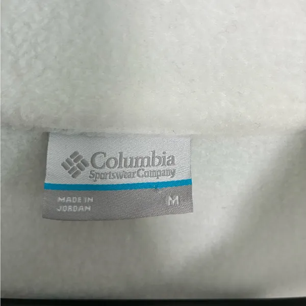 Columbia Women's Benton Springs White Winter Ski Full Zip Fleece Jacket Sz S - Image 4