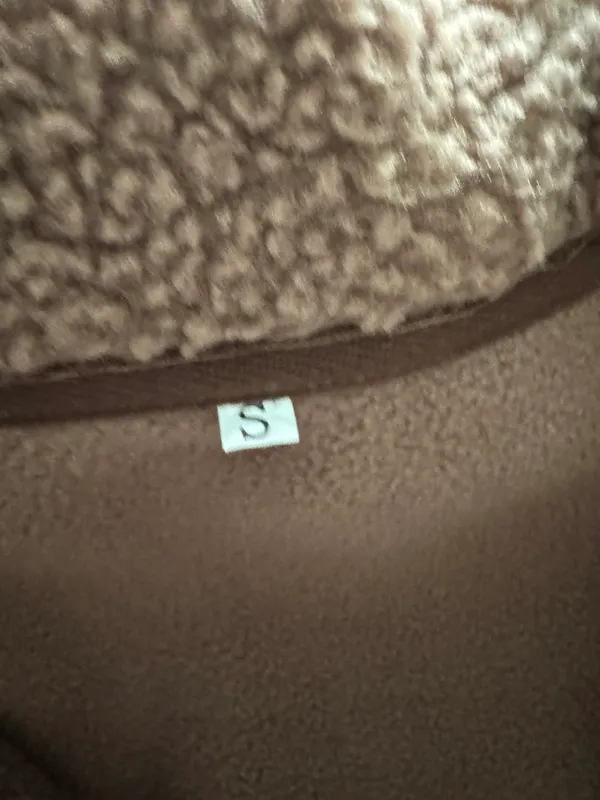 Chocolate Brown Sherpa Pullover - Image 4