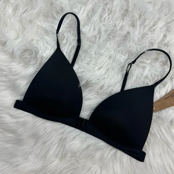 Skims Wireless Form Triangle Front Close Super Pushup Bra Onyx 32C - Image 3