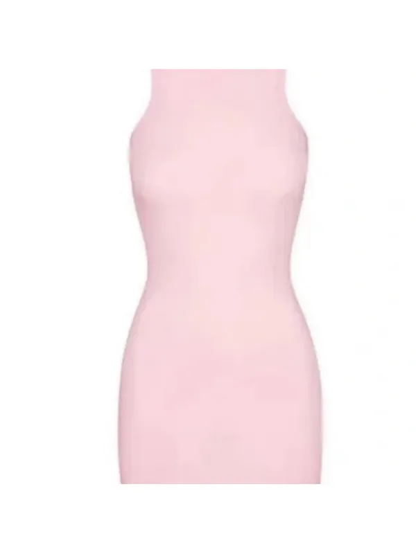 NWT Skims new vintage outdoor mini dress in cherry blossom pink size xl - Image 5