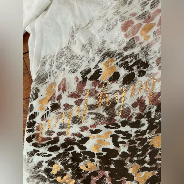 Baby Phat Vintage Leopard Shirt with Back Cutouts - Image 3
