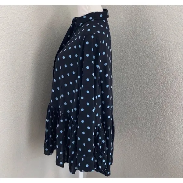 Zara Woman Oversized Drop Waist Polka Dot Tunic Size Medium - Image 9