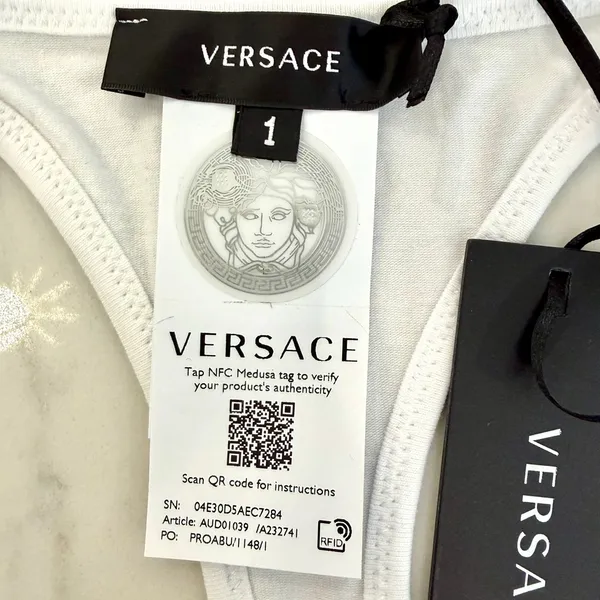 Versace Racerback Bralette - Image 3