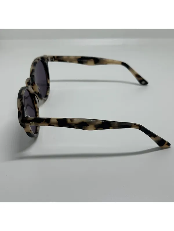 EyeBuyDirect Havana Tortoise Round Sunglasses Black - Image 4