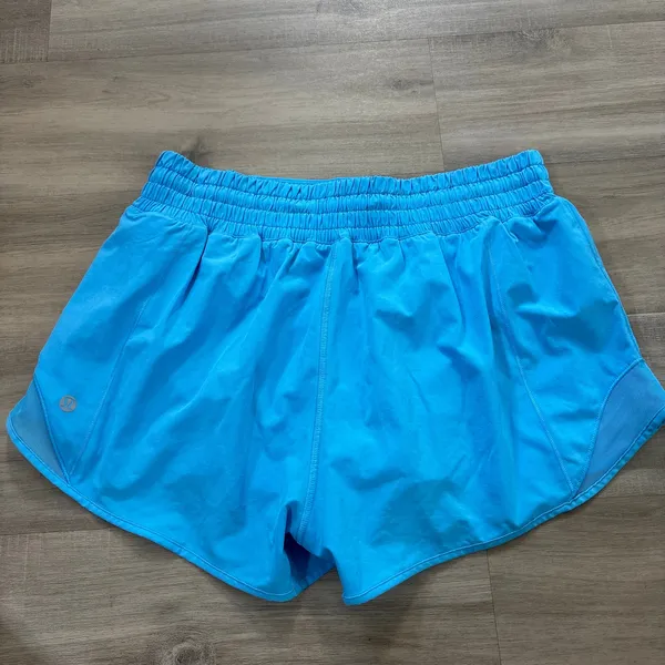 Lululemon Hotty Hot High-Rise Lined Short 2.5" Kayak Blue Light Women Size 8 - Image 3