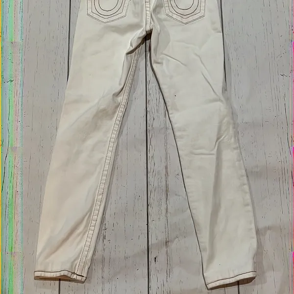 True religion white skinny jeans - Image 5