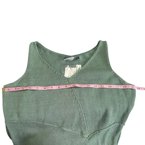 NWT Peruvian Connection Portobello Pima Cotton Dress Sage M - Image 7