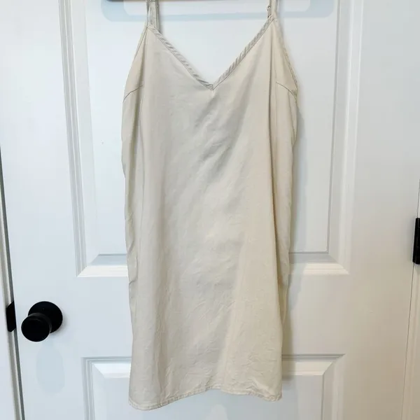 TNA Cream Spaghetti Strap‎ Dress White - Image 2