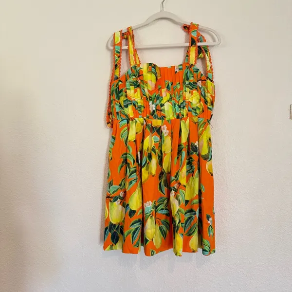 NWT FARM Rio Chic Pears Belted Mini Dress - Image 5