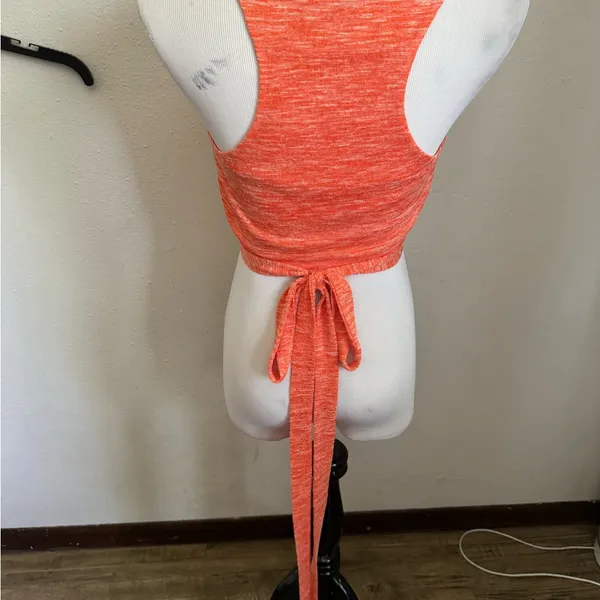 Princess Polly Emma Tie Up Orange Top! - Image 3