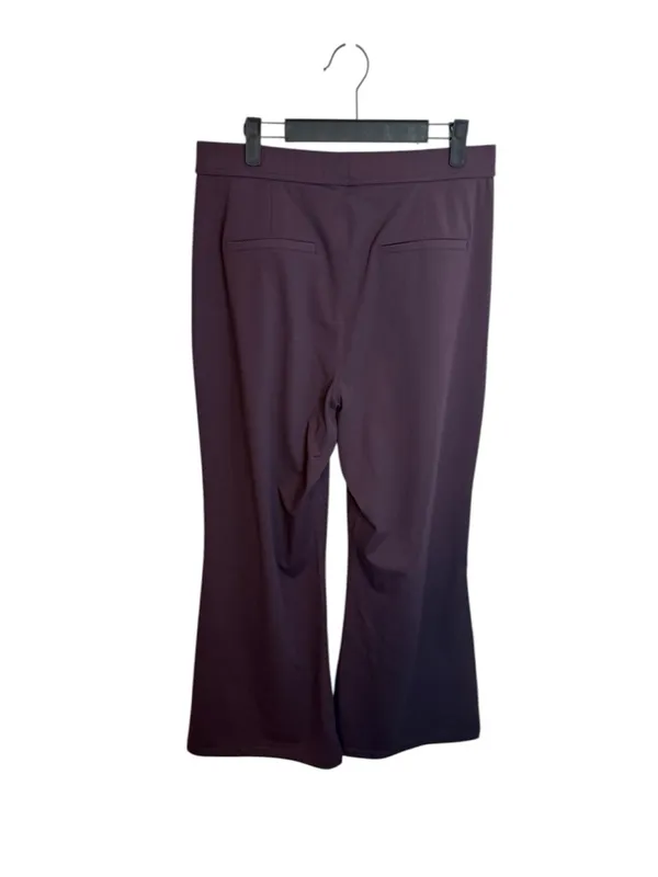 Halara DayStretch Dusky Evening Purple High Waisted Pocket Work Flare Pants - Image 2