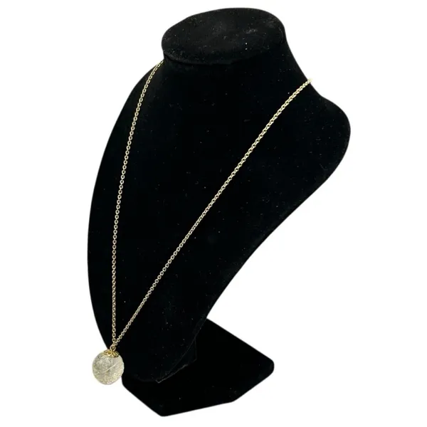 Vintage Gold Filled Glass Orb Pendant Necklace 18” Minimalist Gift - Image 4