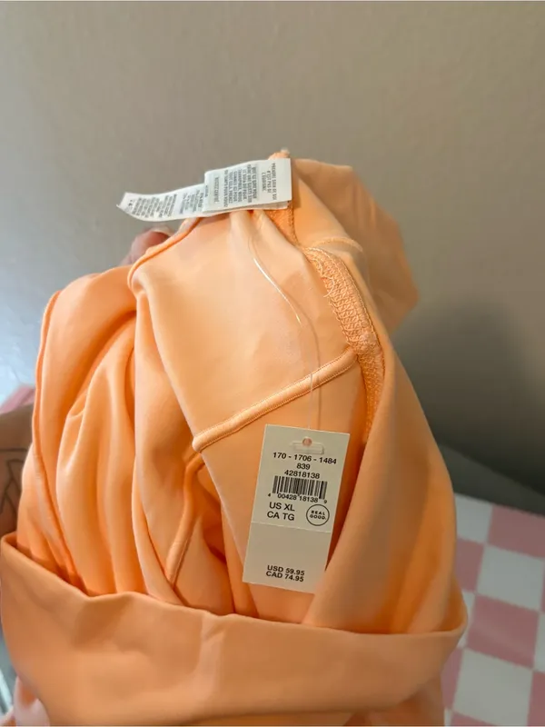 Aerie NWT BEACH Peach Pleated Active Skort XL Summer athletic casual - Image 5