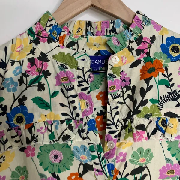 Ro's Garden Vibeka Ruffle Mini Dress Womens Medium - Image 8