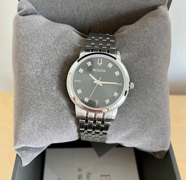 Bulova Women’s Diamond Accent Watch 32mm New! - Image 8