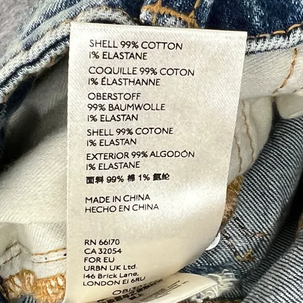 Pilcro Jeans Women 25 Blue‎ Distressed Mom High Rise Denim Stretch Festival - Image 14