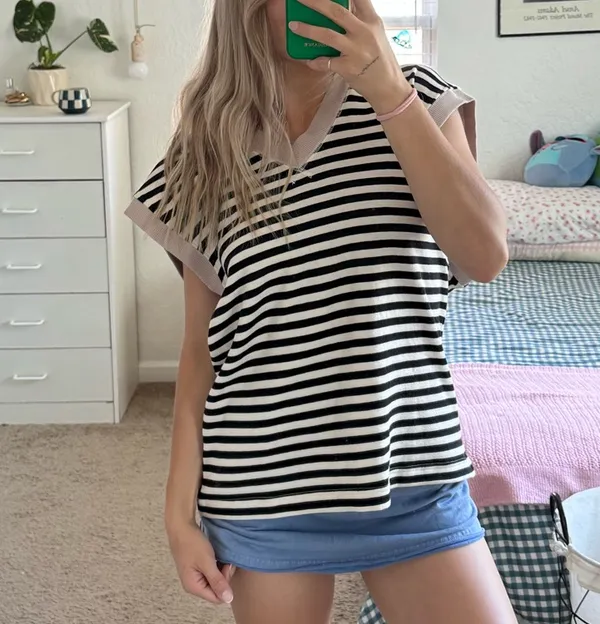 Free People Vest Striped - Image 3