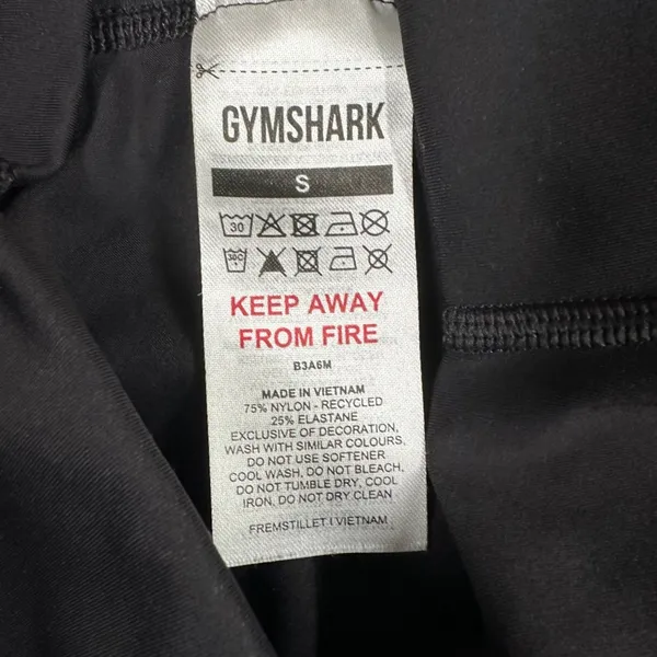 Gymshark Elevate Leggings Womens Small Black Pull On Pants Leggings Slim Leg - Image 3