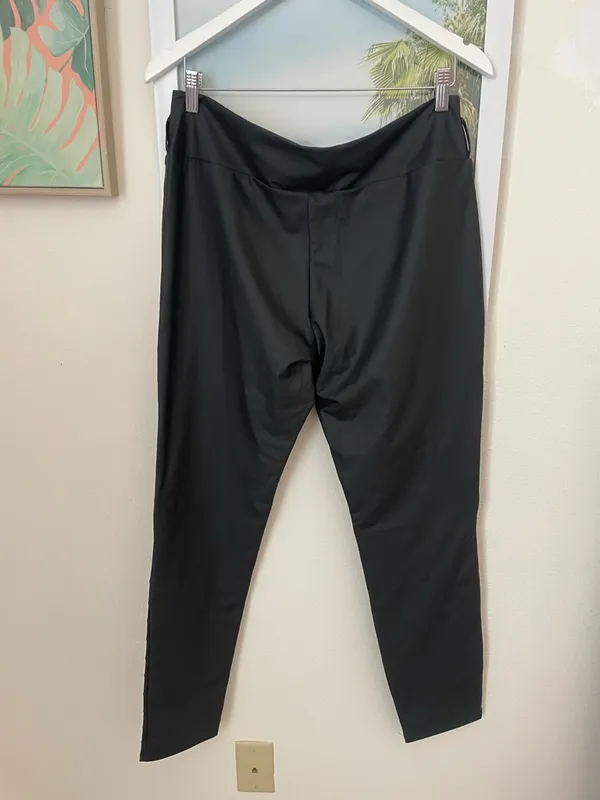 Killstar Into The Void Faux Zipper Moto Leggings in Black XL *NO HARNESS BELT* - Image 4
